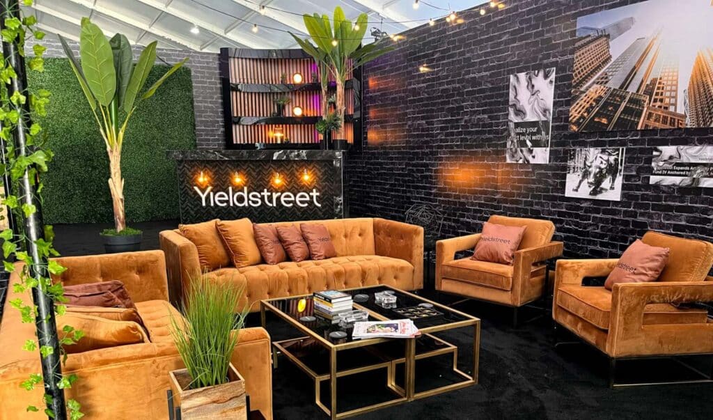 Custom Lounge Furniture for YieldStreet