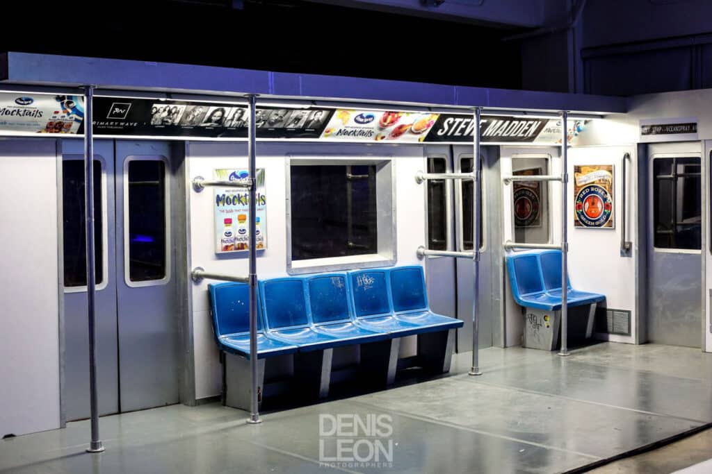 Subway Car Photo Booth Backdrop