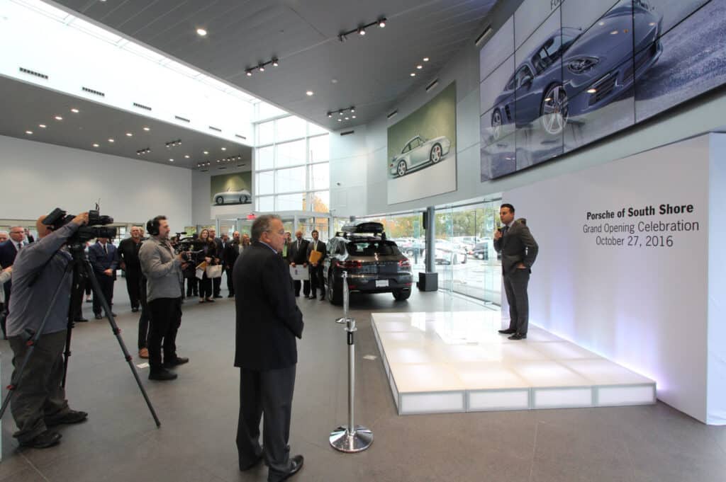 LED Stage & SEG Backdrop for Porsche