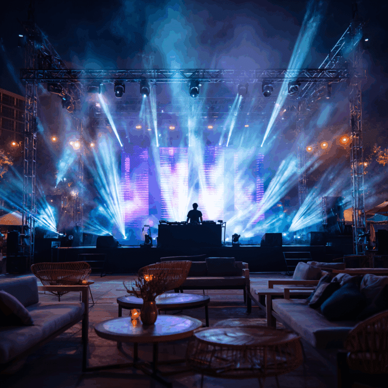 Indoor and outdoor LED wall rental Boston with high-brightness panels