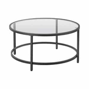 Park Ave Coffee Table Round - Black