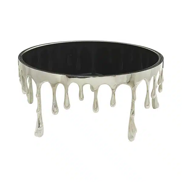 drip table silver