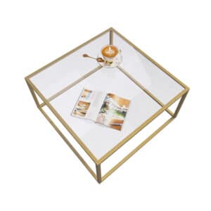 Chicago Coffee Table Square - Gold