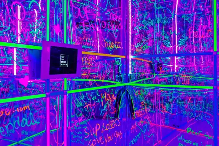 Black Light Photo Booth Rentals by EventFab