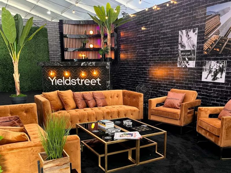 Custom Lounge Furniture for YieldStreet