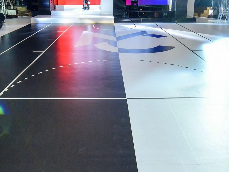 Custom Dance Floor Vinyl Wraps in NY, CT, MA, & RI