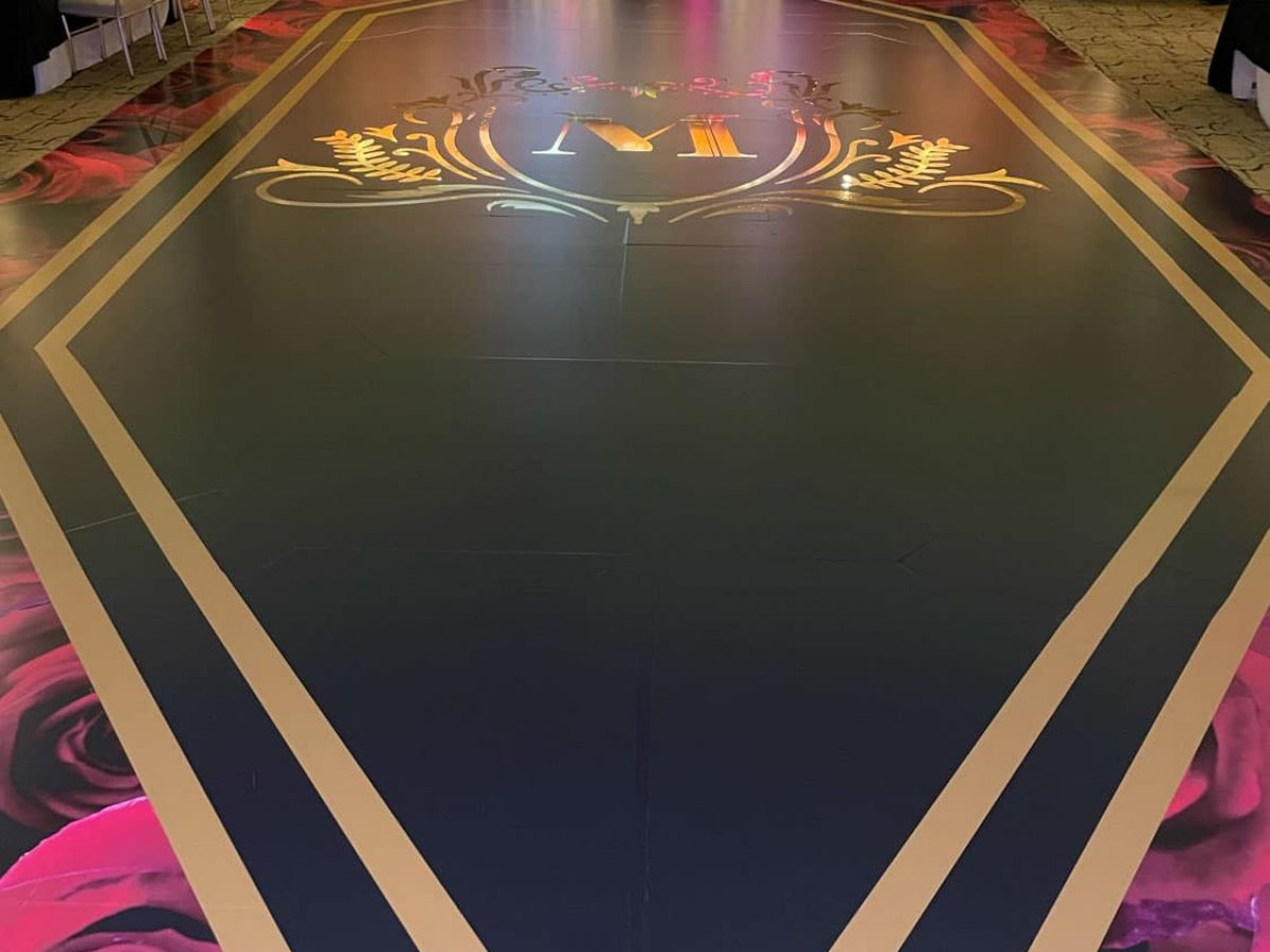 Custom Dance Floor Vinyl Wraps in NY, CT, MA, & RI