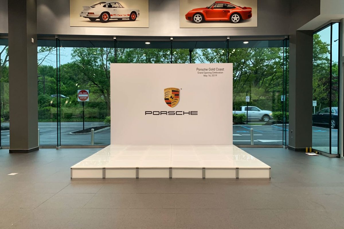 Modular Display Rental - Porsche